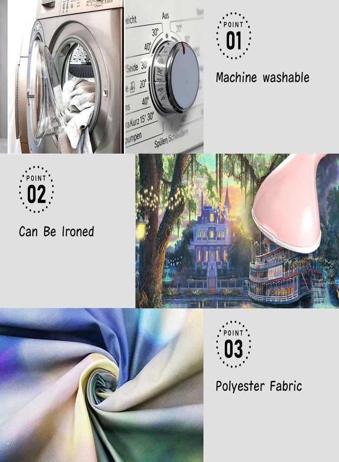 SSCSTS Palace Photography Background Fairy Tale Prince Princess Happiness Frog Castle Photography Background Studio Props (6x6ft-polyester) - Image 5