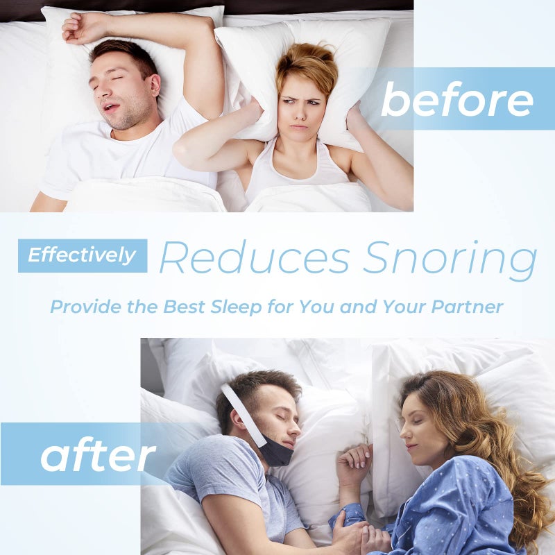 SyunsXoon Chin Strap Replace for ResMed, Adjustable Ventilation Chin Strap to Keep Mouth Closed and Reduce Air Loss, Anti Snoring Chin Straps for Men Women (2 Pack) - Image 5