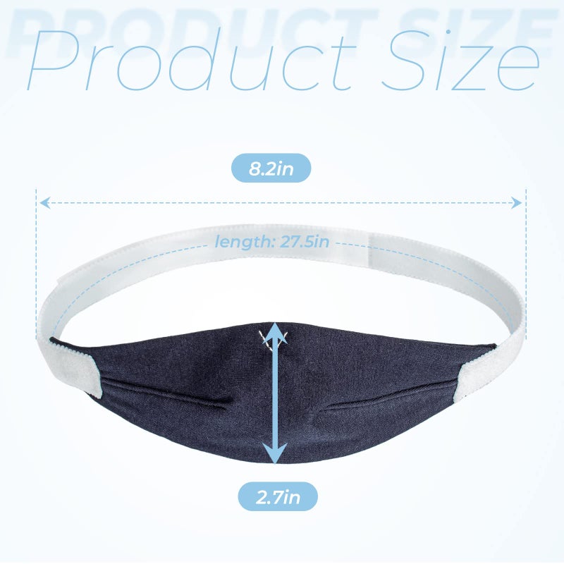SyunsXoon Chin Strap Replace for ResMed, Adjustable Ventilation Chin Strap to Keep Mouth Closed and Reduce Air Loss, Anti Snoring Chin Straps for Men Women (2 Pack) - Image 2