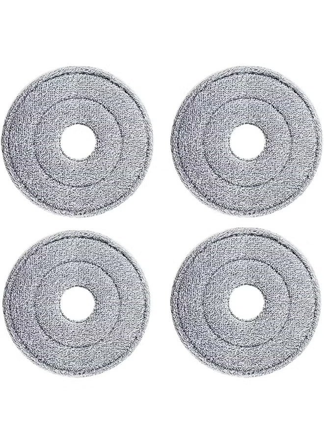Generic Mop cloth replacement parts 4 round pieces  - Image 1