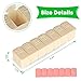 MAYFIVE 2Pack Weekly Pill Organizer7 Days Pill Cases Travel Daily Pill Box Medicine Organizer Pill Box 7 Day Pill Organizer Weekly for Fish Oil Calcium Tablets Supplements PinkBeige - Image 4