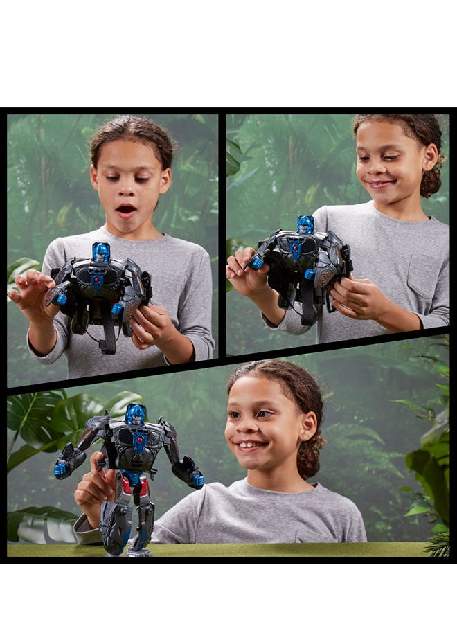 TRANSFORMERS - Rise Of The Beasts Movie Optimus Primal 2-in-1 Converting Roleplay Mask Action Figure For Ages 6 And Up - 9-inch - Image 1