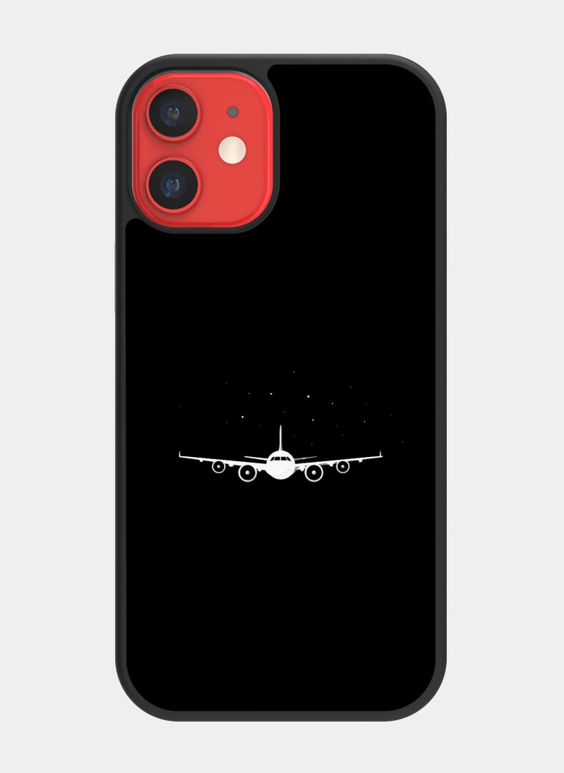 PXLAAT iPhone 12 Mini case cover Airplane - Image 1
