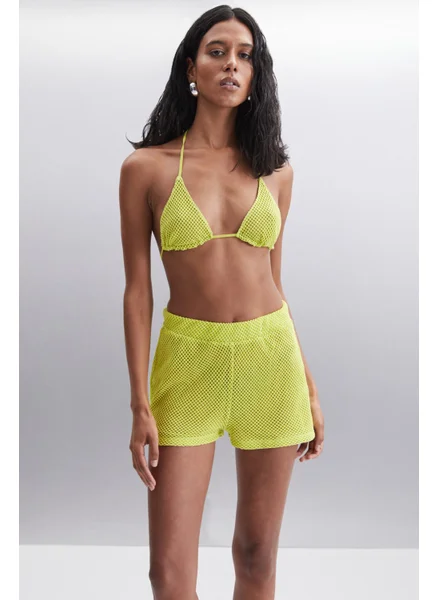 جريميلانج Eulara Women's Cotton Slim Lime Bustier