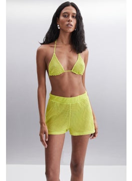 GRIMELANGE Eulara Women's Cotton Slim Lime Bustier  - Image 1