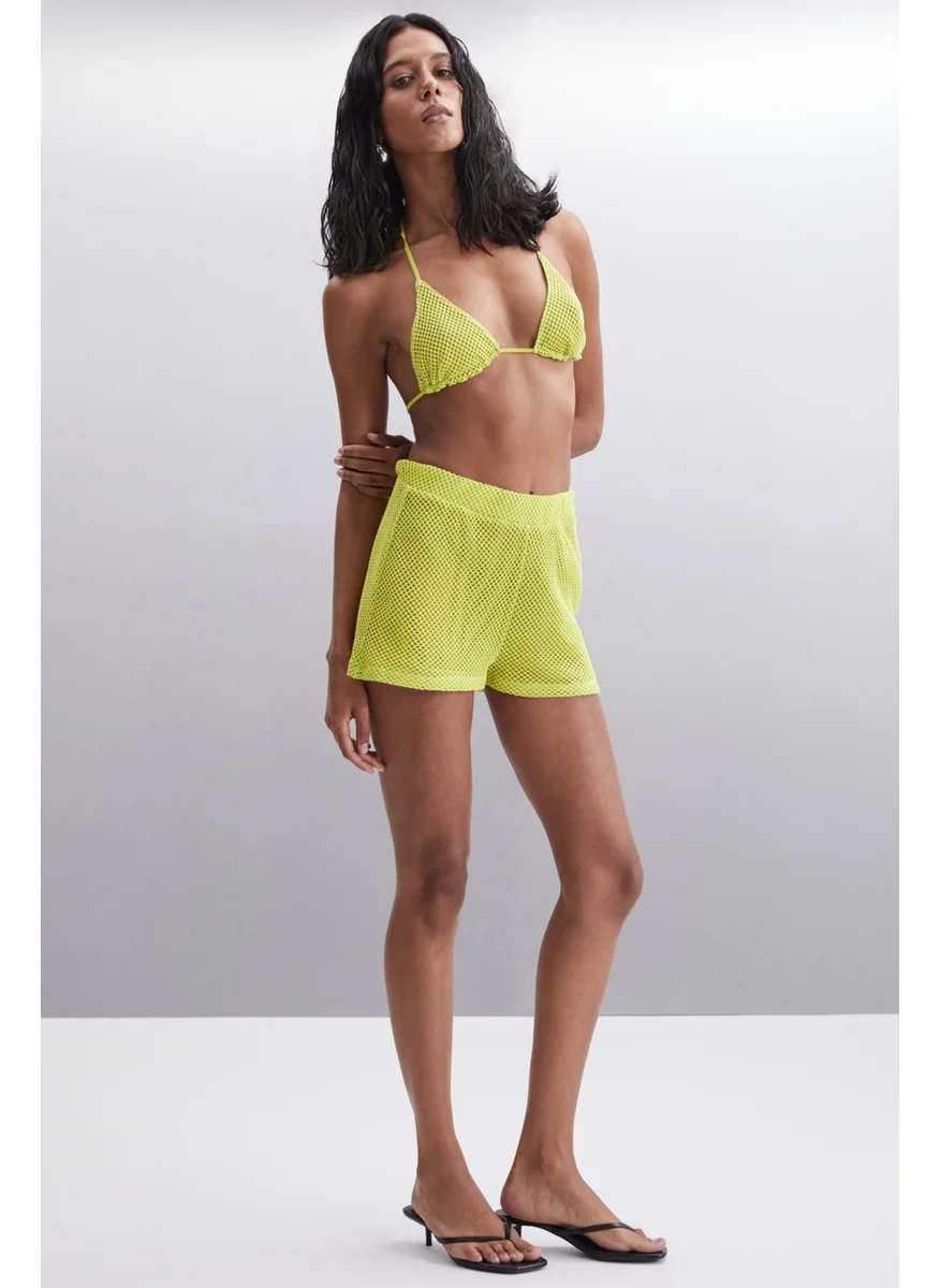 جريميلانج Eulara Women's Cotton Slim Lime Bustier