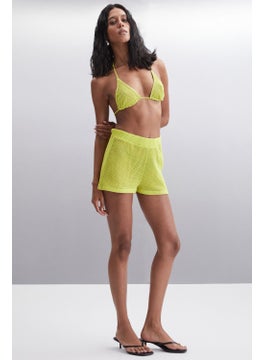 GRIMELANGE Eulara Women's Cotton Slim Lime Bustier  - Image 3