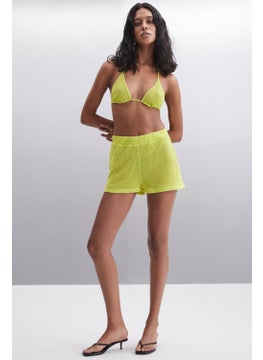 GRIMELANGE Eulara Women's Cotton Slim Lime Bustier  - Image 2