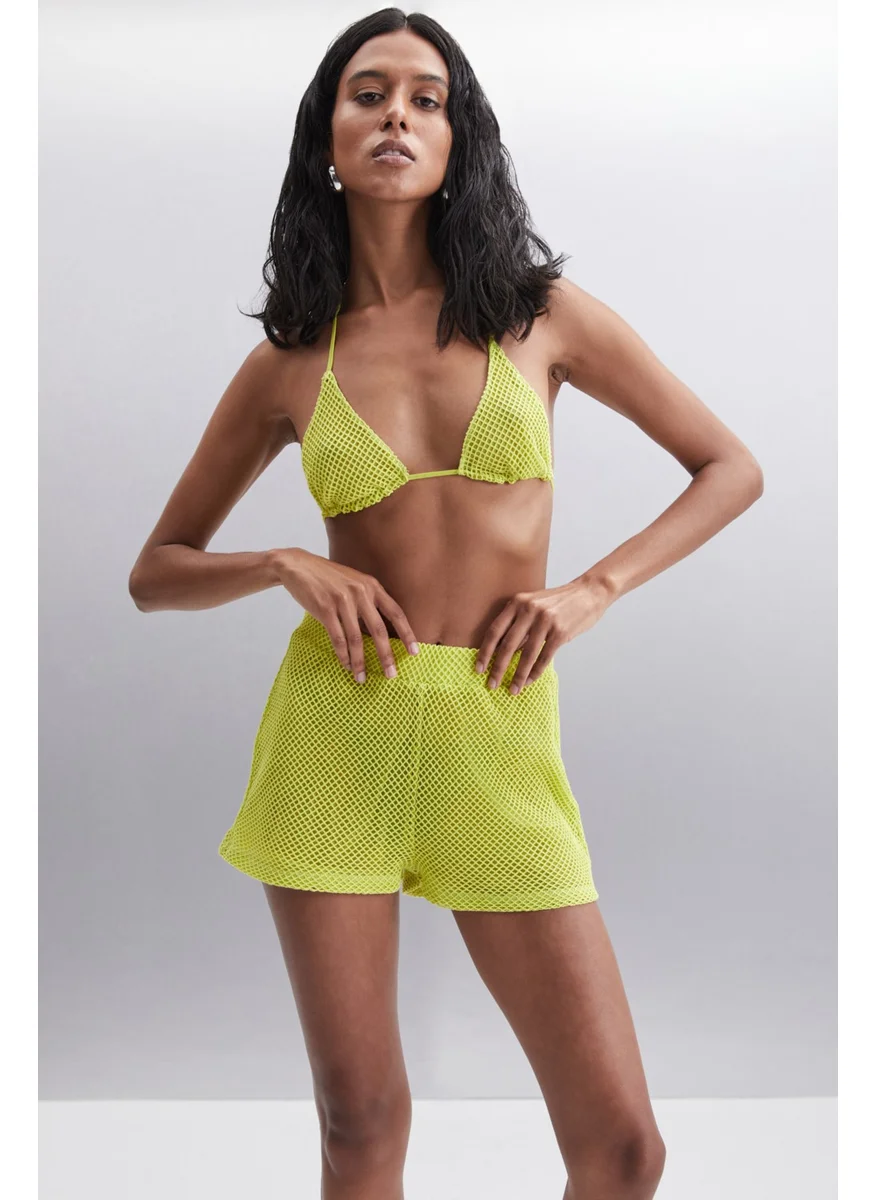 جريميلانج Eulara Women's Cotton Slim Lime Bustier