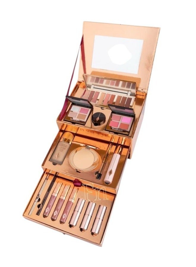 ريل بيوتي بوكس مكياج  الذهبي ريل بيوتي - Image 2