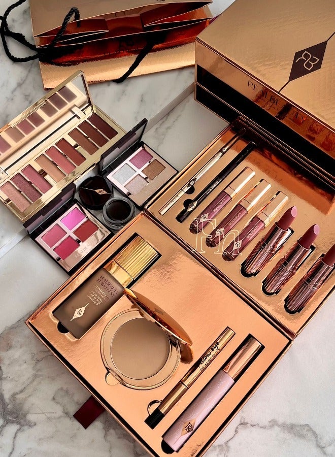 ريل بيوتي بوكس مكياج  الذهبي ريل بيوتي - Image 3
