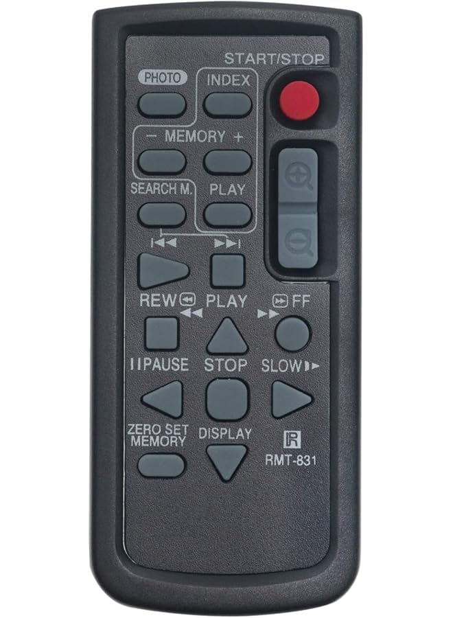 Rmt 831 Remote Replace For Sony Tape Camcorder Dcr Hc43E Dcr Pc108E Dcr Pc330 Dcr Hc32E Dcr Hc32 Dcr Pc109E Dcr Trv480E Hdr Hc1E Hdr Hc3E Hdr Hc9E Hdr Fx1000E Dcr Hc62E Dcr Hc39E Dcr Hc33E