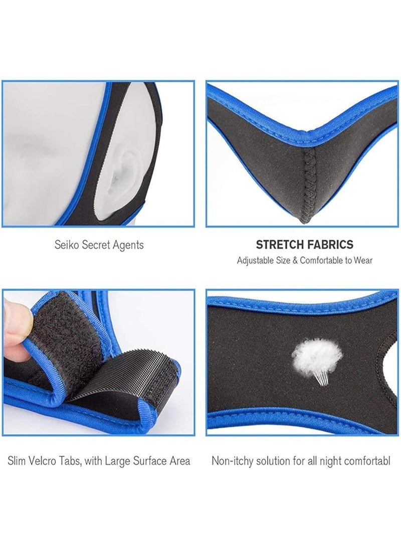 Anti-Snoring Chin Strap – Adjustable Jaw Belt for Men & Women, Keeps Mouth Closed for Better Sleep - Image 3