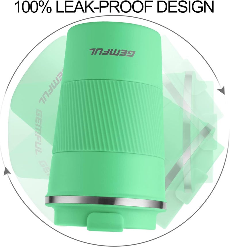 GEMFUL Insulated Coffee Tumbler 380ml Portable Spill Proof for Travel Outdoor - Image 5