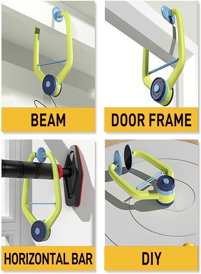 EXOFLY Hanging Table Tennis Self Training Indoor Gaming 2 Racket & 6 Practice Ball Portable - Double Sparring Hanging Toys Parent Child Interaction Indoor Toys (1 Set) - Image 3