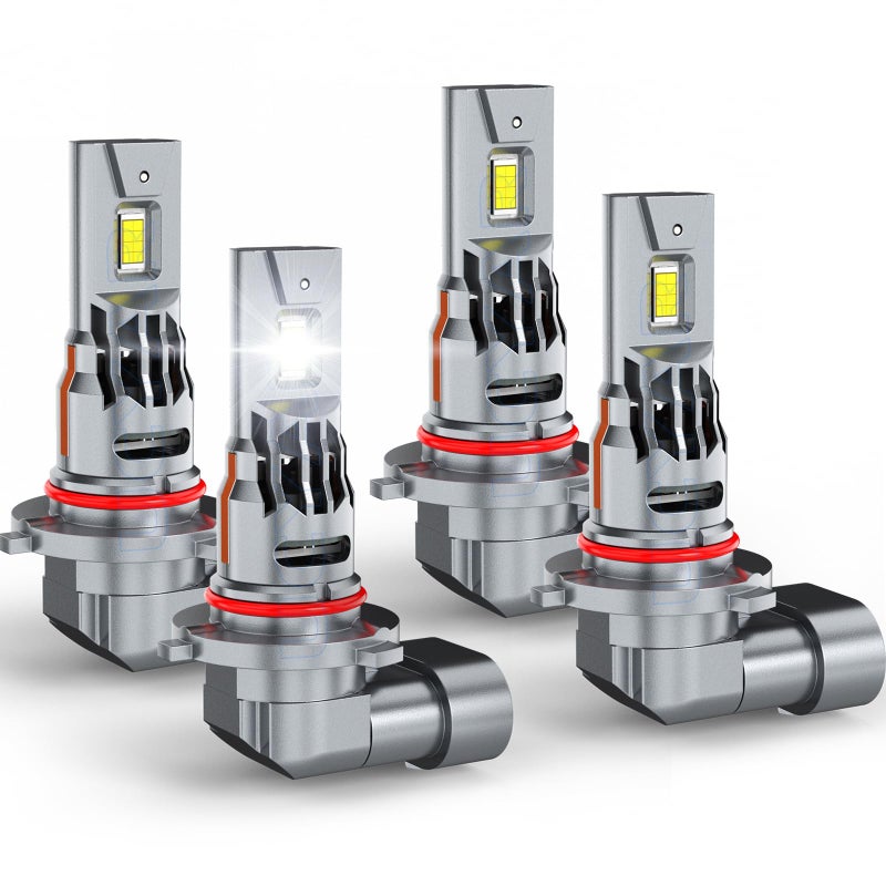 UCYAR Lights Compatible for Chevy Silverado Light Bulbs 1999 2000 2001 2002 2003 2004 2005 2006, 9005 High Beam 9006 Low Beam or Fog Lights, for Off Road, Plug n Play, Pack of 4 - Image 1