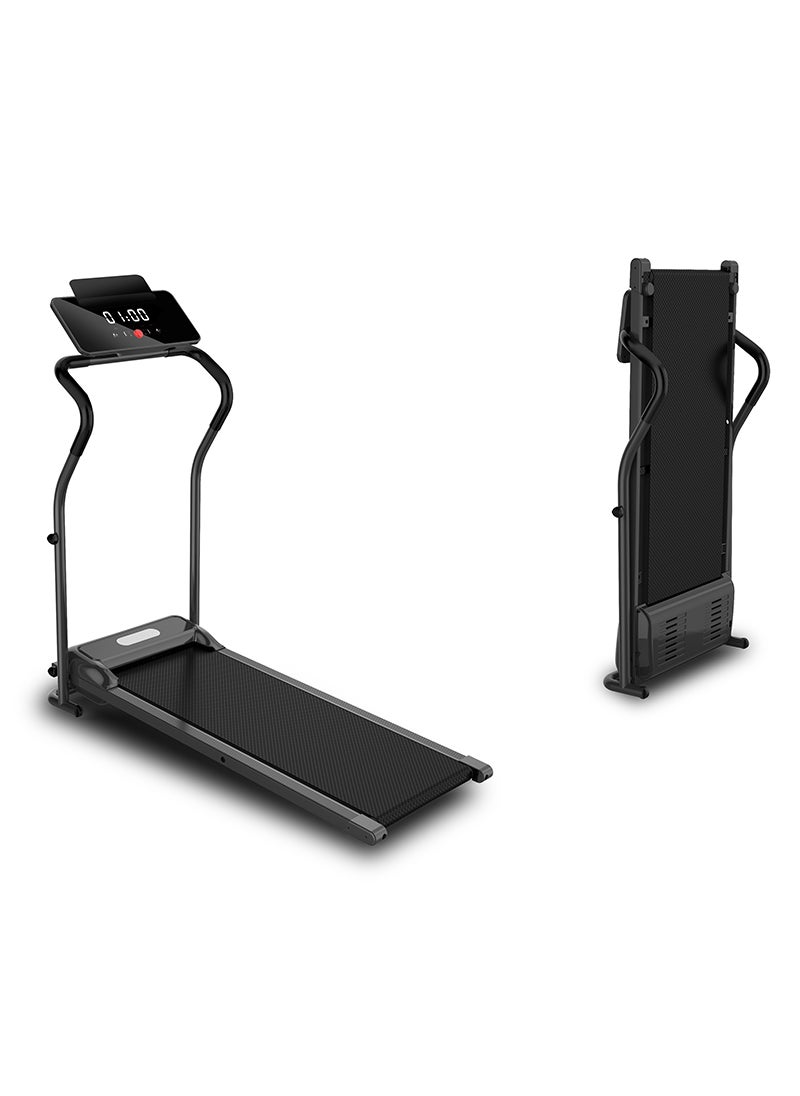 ETG - 1-12 KM/H, Small Home Treadmill with High-Definition Screen, Display Panel Control, with Bracket, Installation-Free and Foldable - Image 1