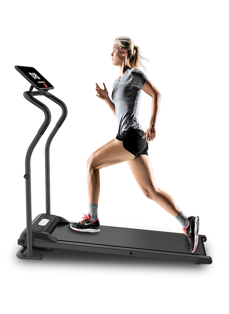 ETG - 1-12 KM/H, Small Home Treadmill with High-Definition Screen, Display Panel Control, with Bracket, Installation-Free and Foldable - Image 1