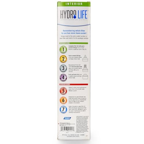 Camco Hydro Life 52101 HL-170 QC Under Counter Replacement Filter , White - Image 5