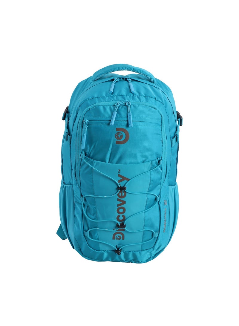 Discovery Outdoor 30L Backpack Blue for Adventure, Durable Lightweight Water Resistant Multi-Compartment Bag for Men Women Hiking Trekking Camping Travel - Image 1