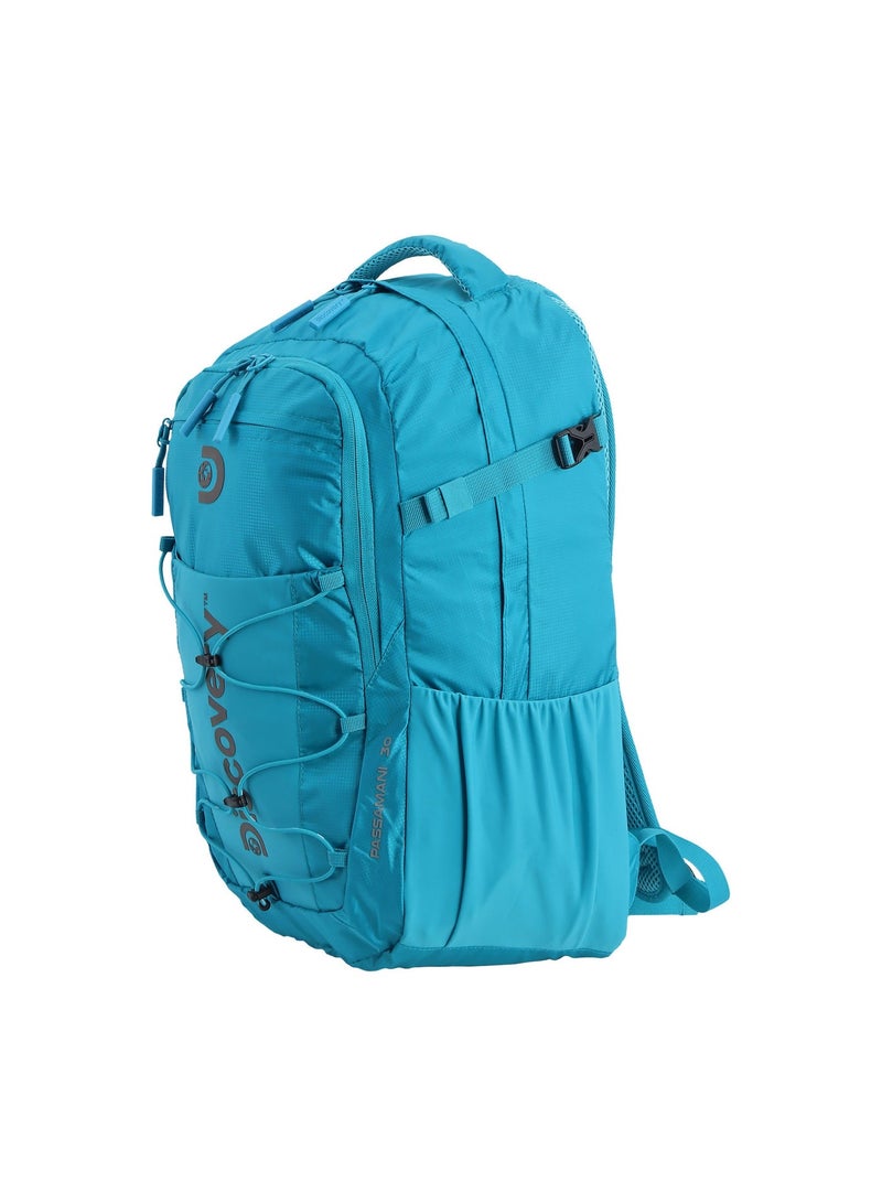 Discovery Outdoor 30L Backpack Blue for Adventure, Durable Lightweight Water Resistant Multi-Compartment Bag for Men Women Hiking Trekking Camping Travel - Image 3