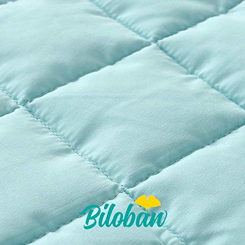 Biloban Toddler Nap Mat with Pillow and Blanket, Cot Nap Mats for Daycare Preschool, Lightweight Portable Travel Sleeping Bag for Kids, Warm & Skin-Friendly, Blue Whale, 50" x 21" - Image 3
