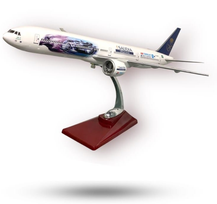 Saudia 47cm UAE Aircraft Model Plane Model Diecast Resin Model Airplanes Collection Display Gifts - Image 1