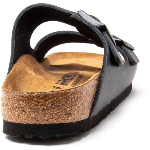 Birkenstock Unisex Arizona Black Leather Sandal 41 N EU - Image 2