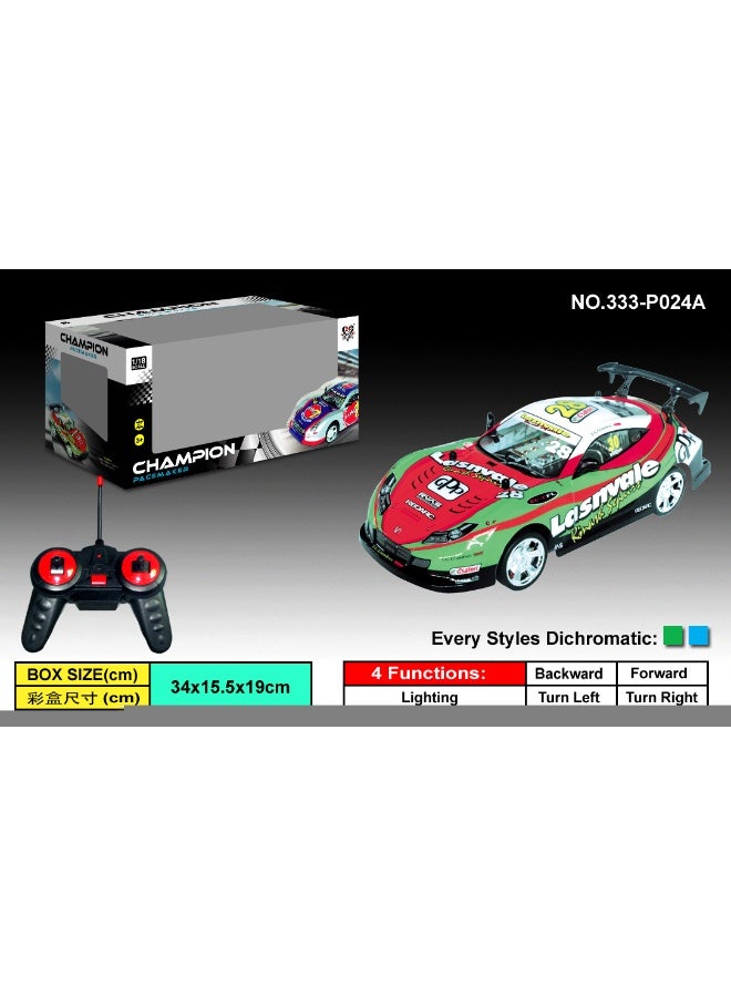 Crazon -1:18 2WD Racing Car with light (Blue/G)