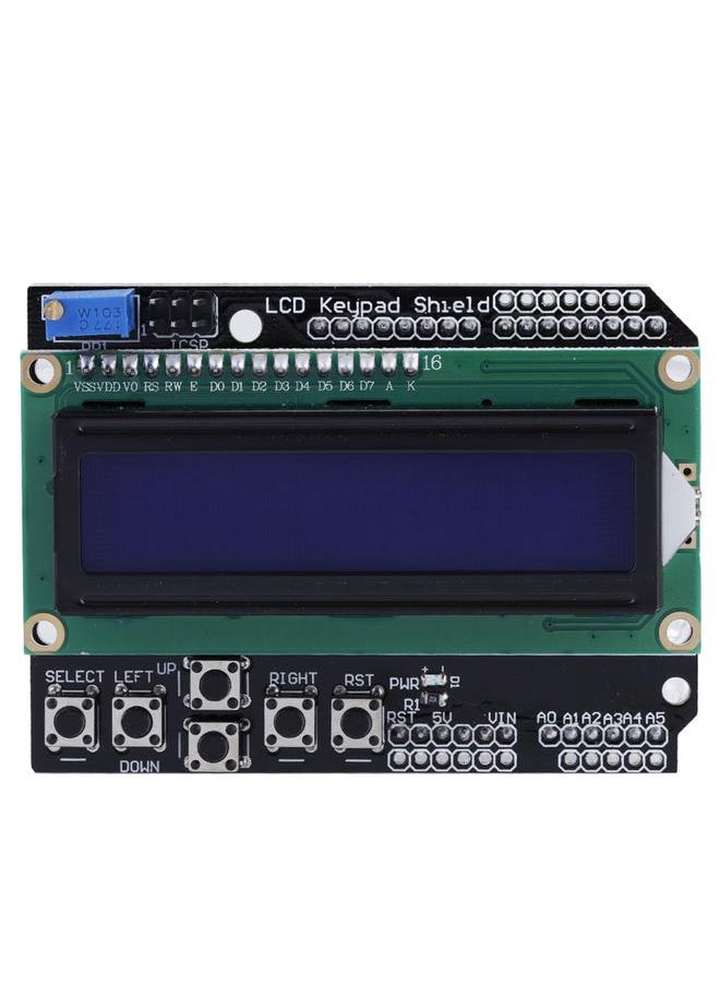 Thoraya 1602 Characters Keys LCD Display Module Keypad Starter Kit For Improved Version  - Image 1