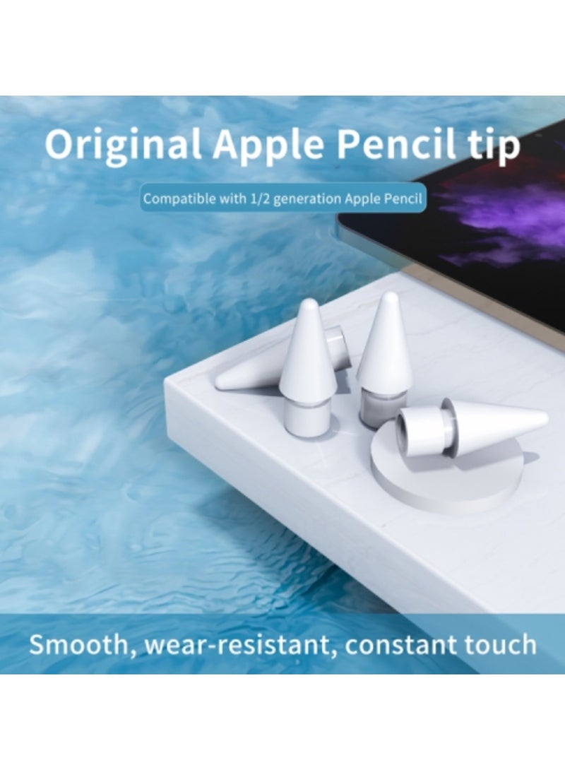AROAQ M1 Premium Pen Tips for Apple Pencil 1 / 2 (White)  - Image 3