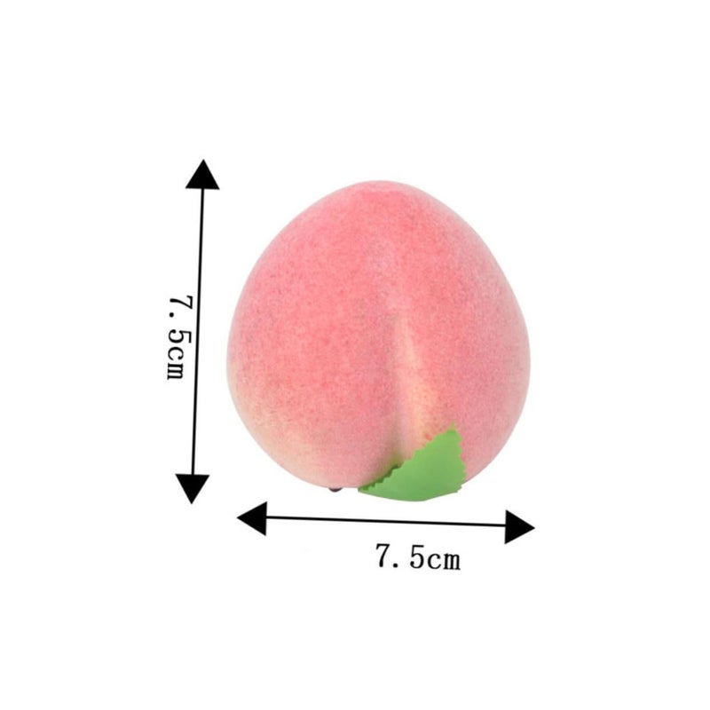 12 Pcs Peach Photography Props Fake Fruit for Party Display - Image 3