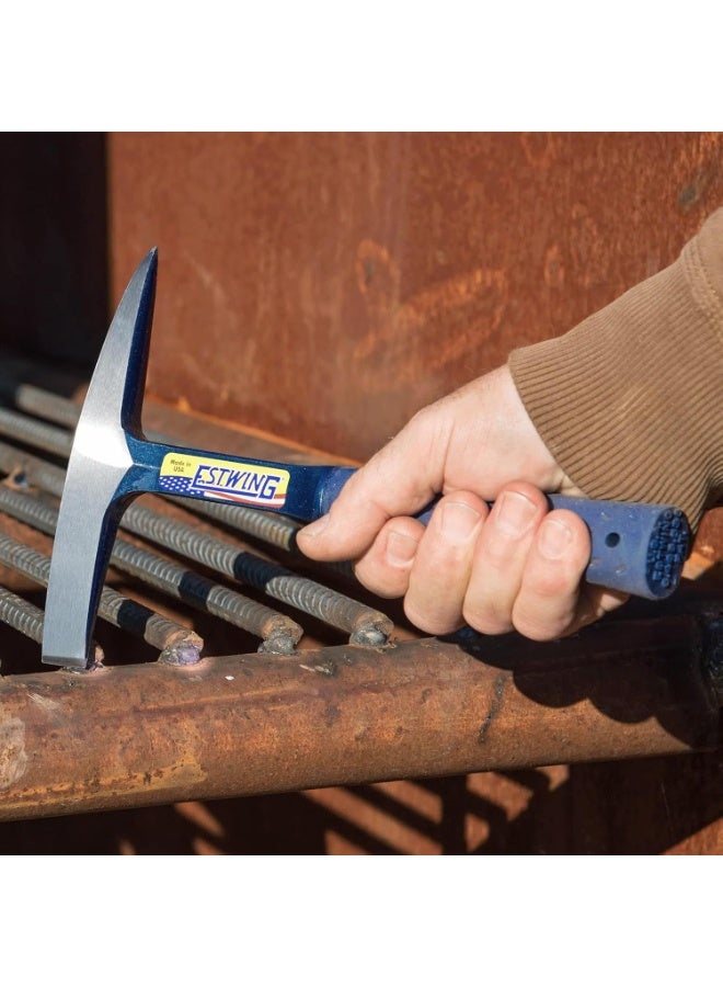 ESTWING Welding/Chipping Hammer - 14 oz Slag Removal Tool with Forged Steel Construction & Shock Reduction Grip - E3-WC - Image 3