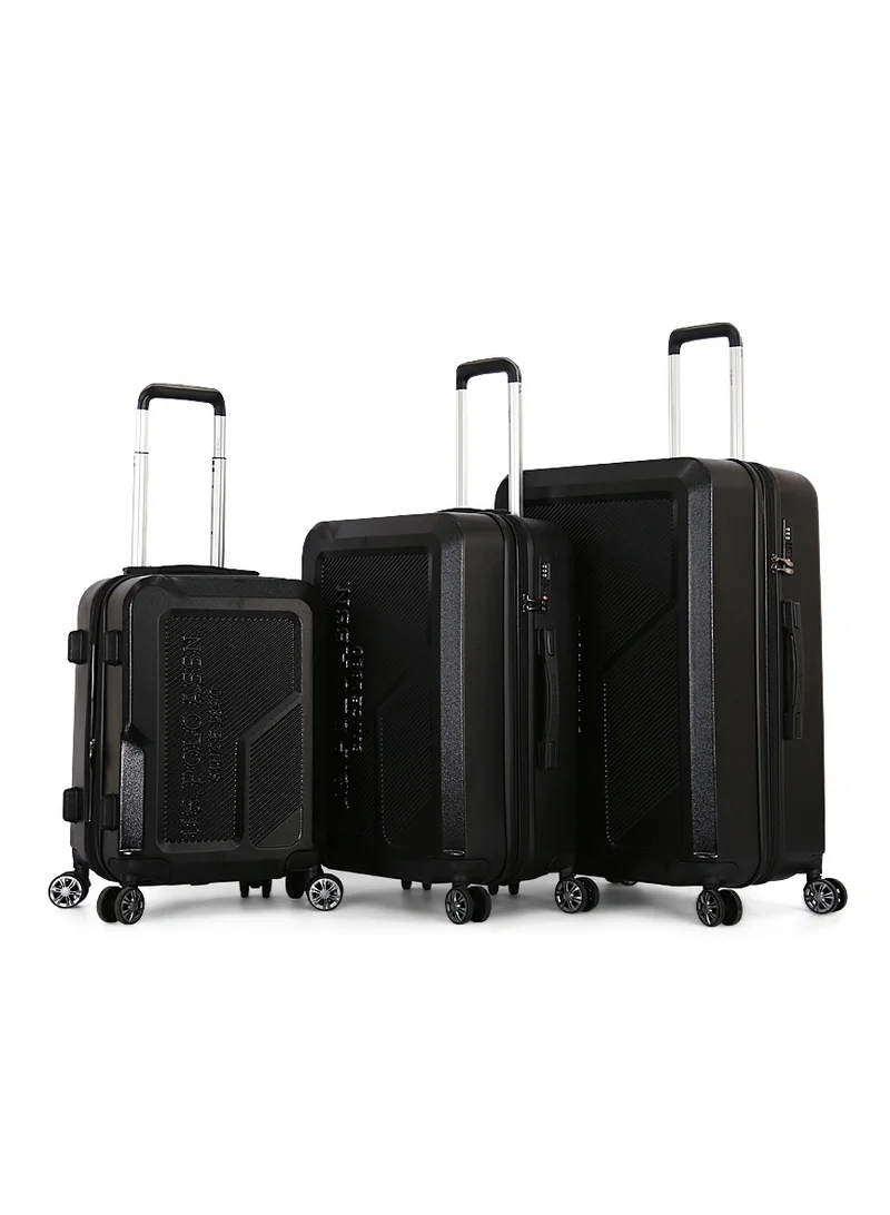 يو اس بولو اسن U.S. Polo Assn. 3-Piece Hardshell Luggage Set | 20" 24" 28" Spinner Suitcases with TSA Lock - Complete Travel System