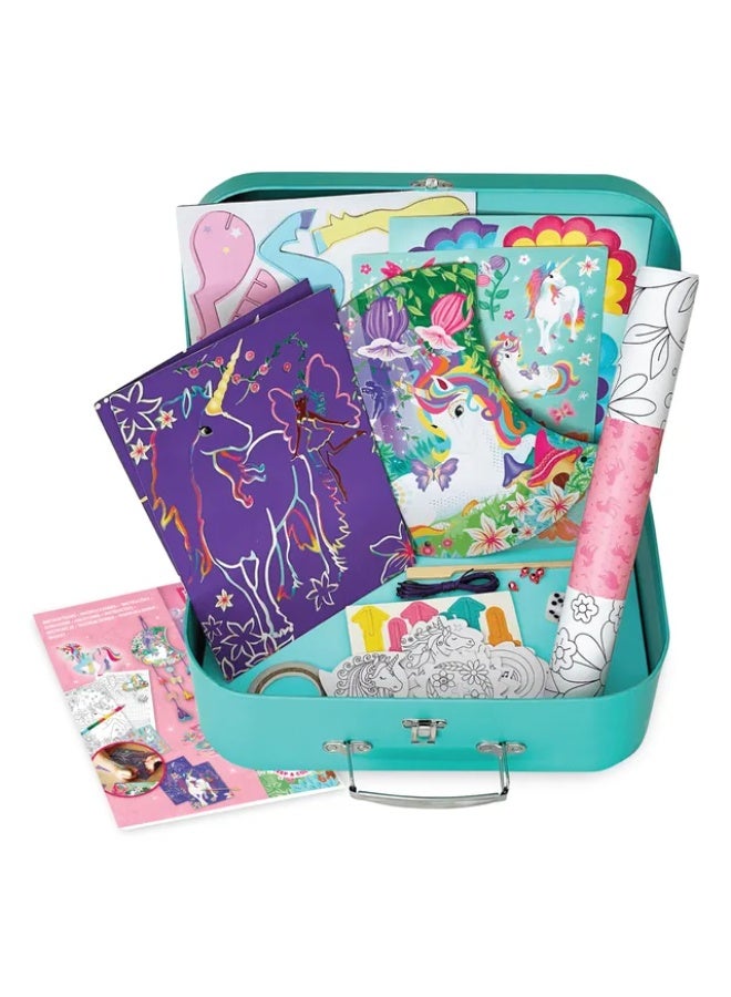 Box Candiy Unicorn Adventure - Travel Suitcase Multi Craft And Activity Set BCS2107 - Image 4