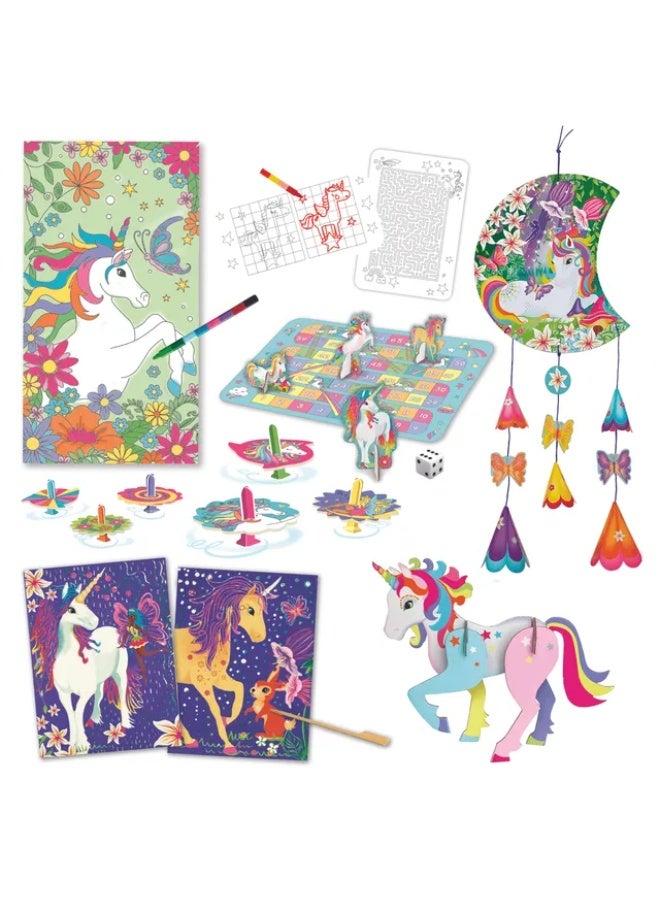 Box Candiy Unicorn Adventure - Travel Suitcase Multi Craft And Activity Set BCS2107 - Image 2