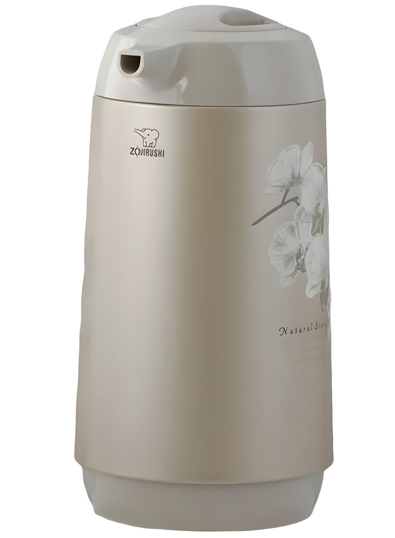 زوجيروشي ترمس  - زوجيروشي ياباني - أبو فيل  - سعة 1 لتر - لون بيج - Image 3