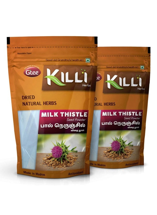KILLI Milk Thistle | Paal Nerunjil | Silybum Marianum Seed Powder, 100G (Pack Of 2)  - Image 1