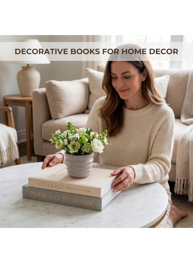 LBMT 2 Pcs Decorative Books with Hidden Storage Box, Premium Linen Fake Books, Stacked Book Decor for Home Decor, Decorative Book Storage Box for Coffee Table, Book Shelf, Living Room, Entryway - Image 5