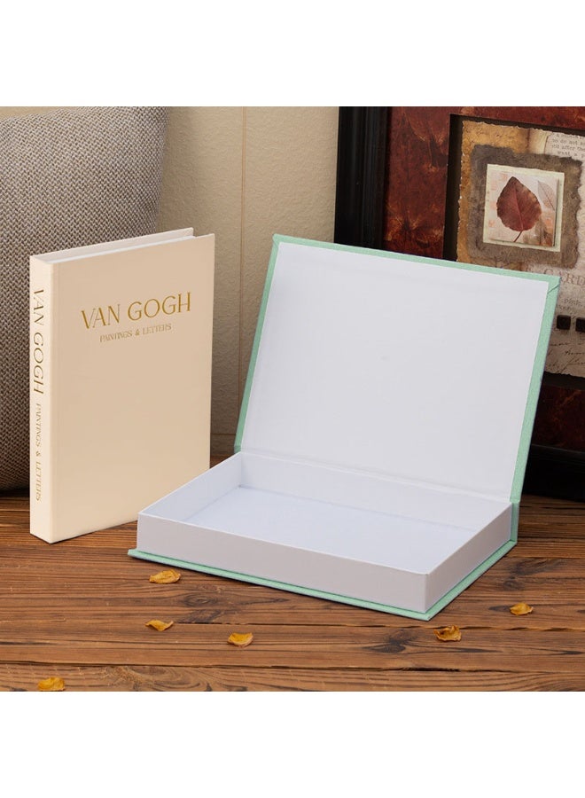 LBMT 2 Pcs Decorative Books with Hidden Storage Box, Premium Linen Fake Books, Stacked Book Decor for Home Decor, Decorative Book Storage Box for Coffee Table, Book Shelf, Living Room, Entryway - Image 1