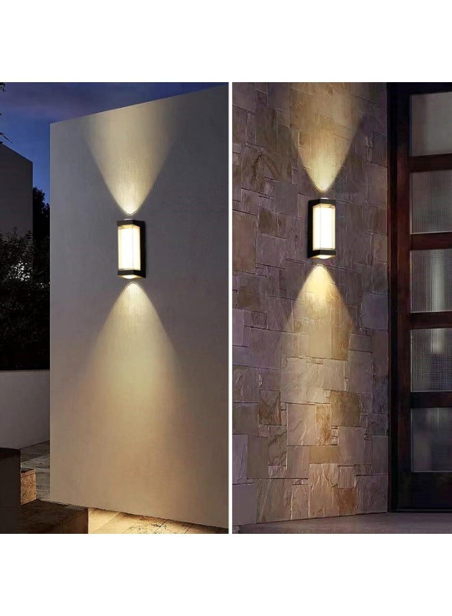 AFN Modern Outdoor Wall Light Fixture with Up and Down Lighting Effect, Waterproof and Durable Design, Perfect for Garden, Patio, Porch, or Pathway Illumination Enhancing Security and Aesthetic Appeal - Image 4