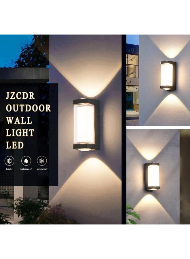 AFN Modern Outdoor Wall Light Fixture with Up and Down Lighting Effect, Waterproof and Durable Design, Perfect for Garden, Patio, Porch, or Pathway Illumination Enhancing Security and Aesthetic Appeal - Image 5