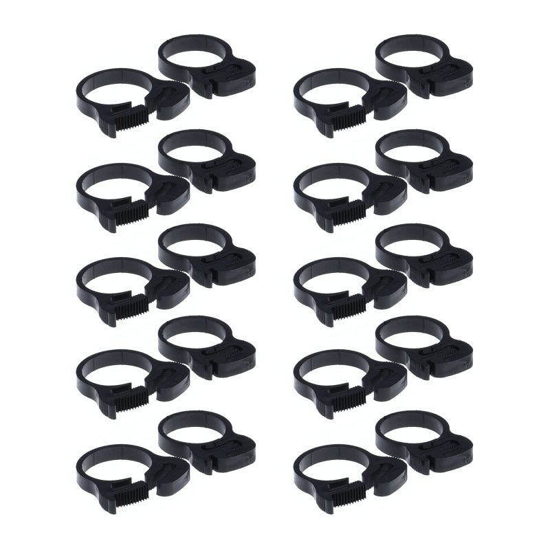 Double Gripping Nylon Hose Clamps Snap Grip Nylon Plastic Hose Clamps 255275mm 1inch 20pack