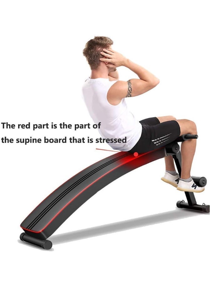 ALCOACH Folding Dumbbell Bench Height Adjustable Incline Exercise Bench， Multi-Functional Home Gym Strength Training Workout Station - Image 3