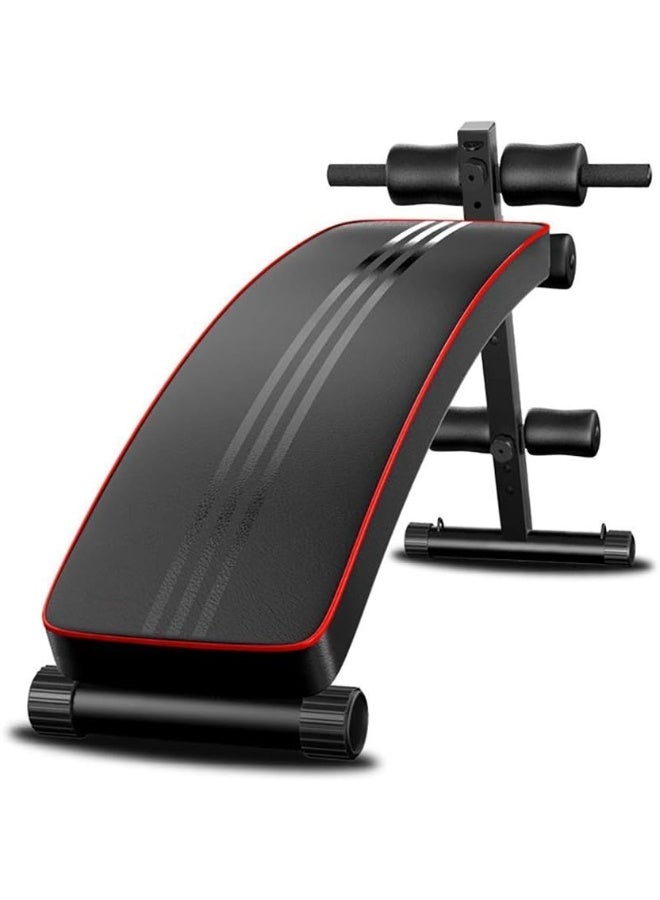 ALCOACH Folding Dumbbell Bench Height Adjustable Incline Exercise Bench， Multi-Functional Home Gym Strength Training Workout Station - Image 1