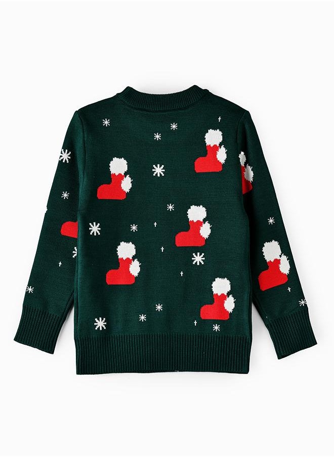 Stocking Printed Green Christmas Sweater - pzsku/ZFFA3F537FFF36445462CZ/45/_/1732721890/2e3244c0-f458-42d5-a3f4-7efa9ce2897e