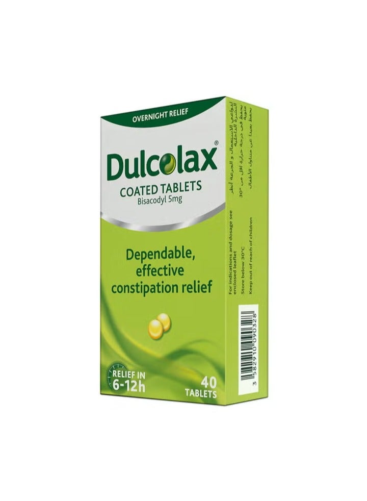 DULCOLAX 5MG TABLETS FOR CONSTIPATION 40S - Image 2