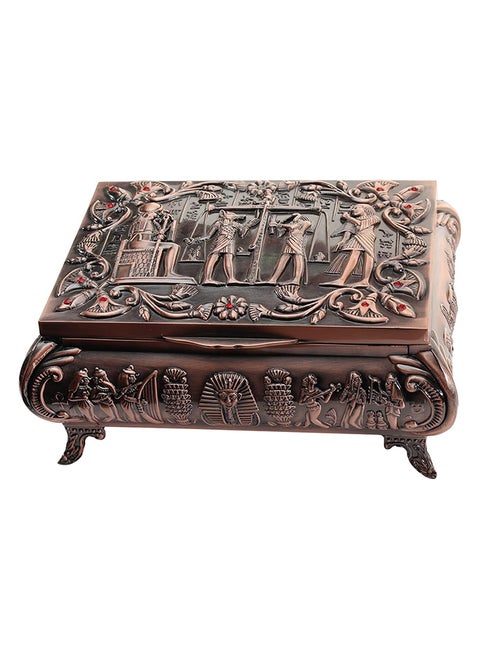 Pharaonic Jewellery Box Br4482- Copper
