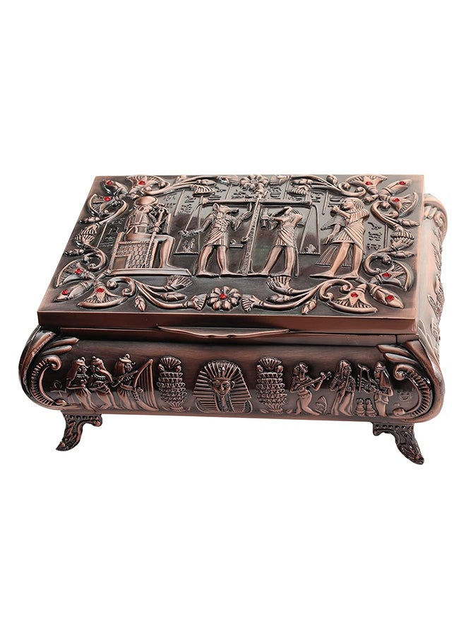 Pharaonic Jewellery Box Br4482- Copper