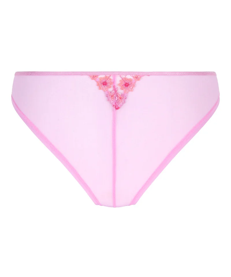 hunkemoller Lace Detail High Waist Brief